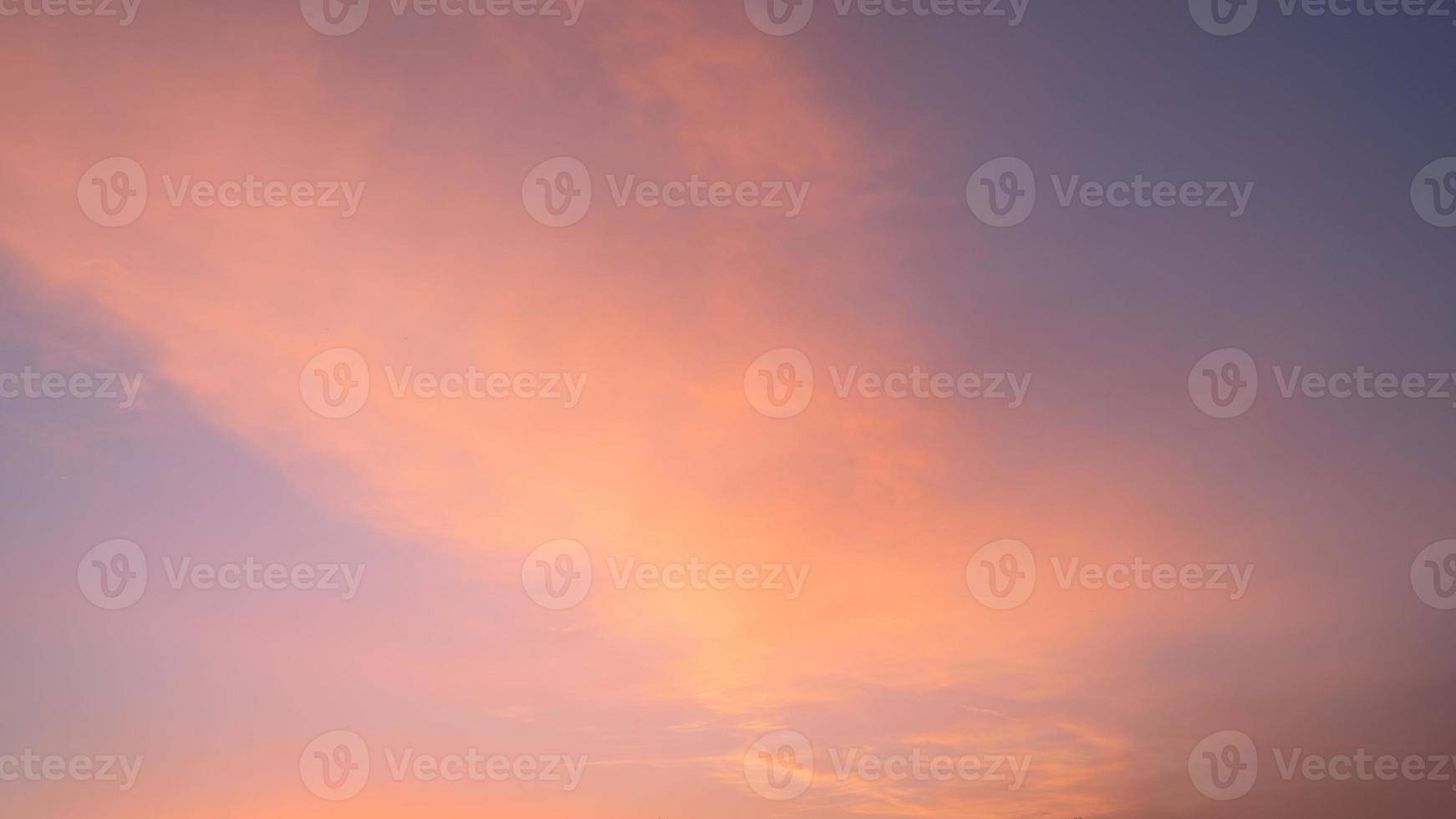 Sky with red-colored clouds photo