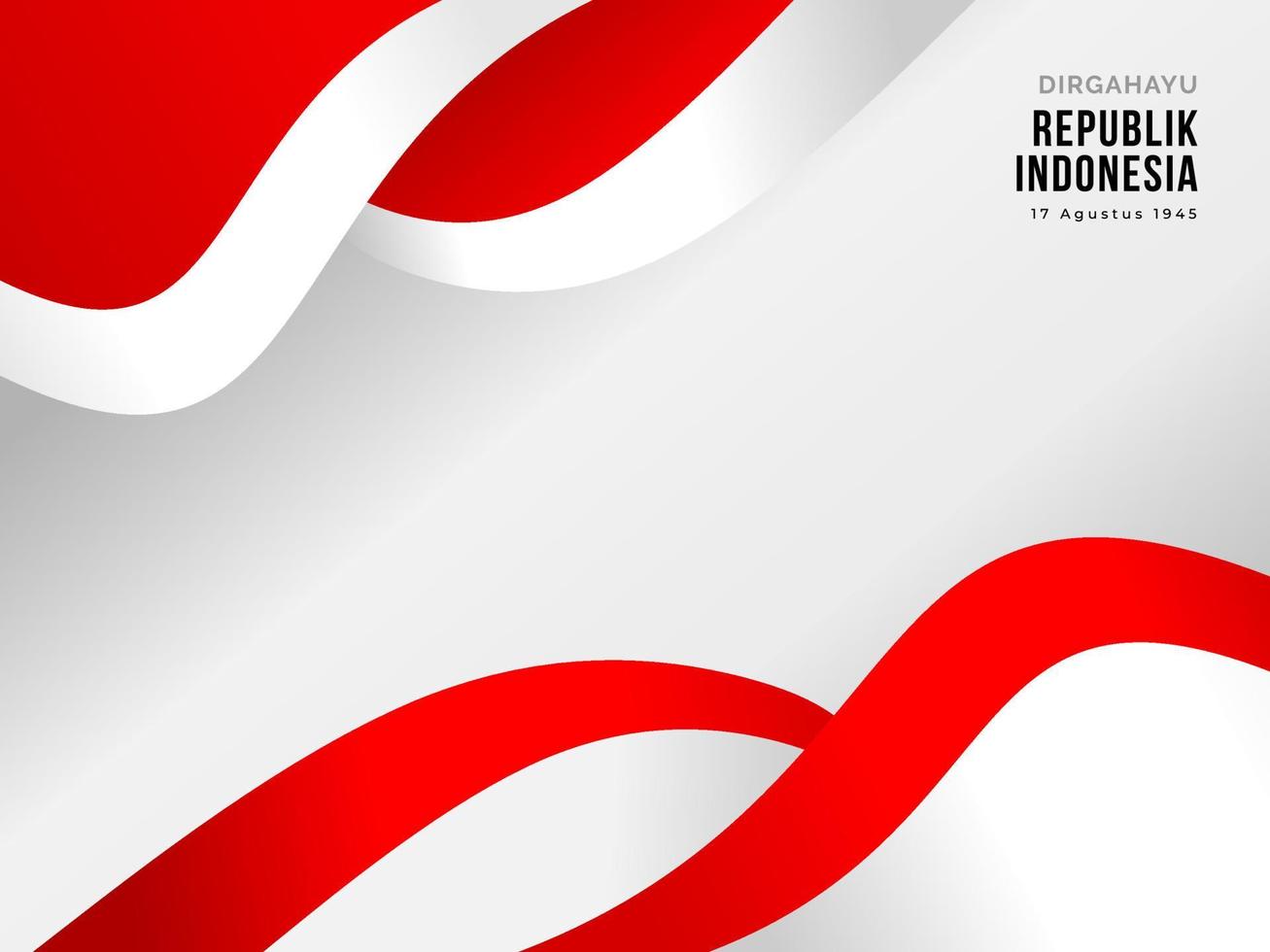 background Indonesia independence day vector