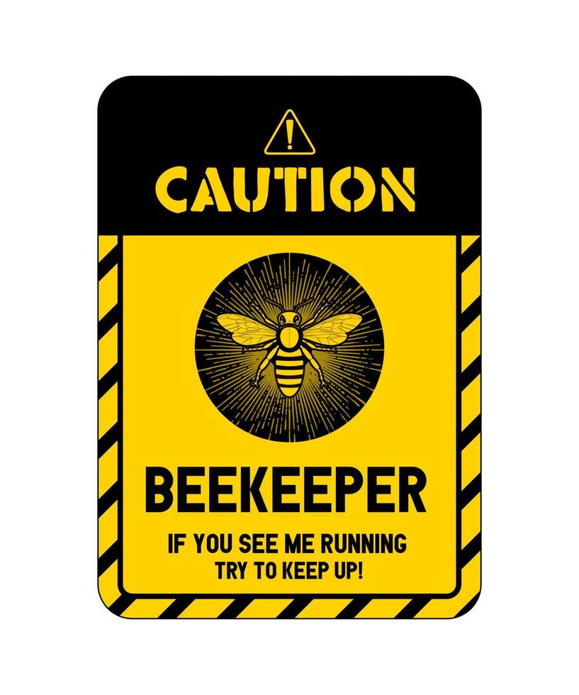 Mens Beekeeper T-Shirt Caution Beekeeping Funny Bee Lover Gift Mens Beekeeper T-Shirt Caution Beekeeping Funny Bee Lover Gift