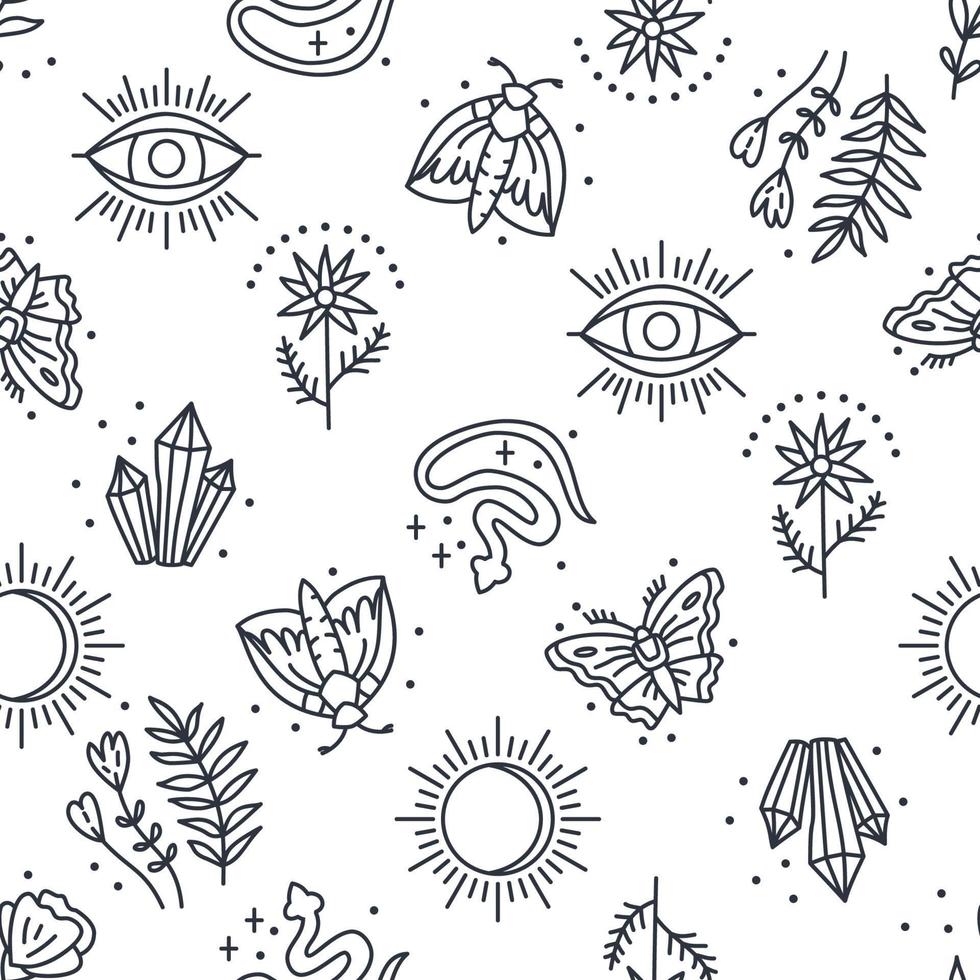 Boho  highlight covers pattern vector