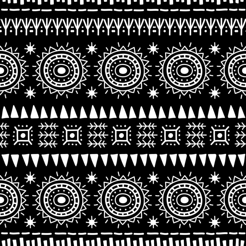 Navajo seamless pattern. Ikat background with traditional design texture vector