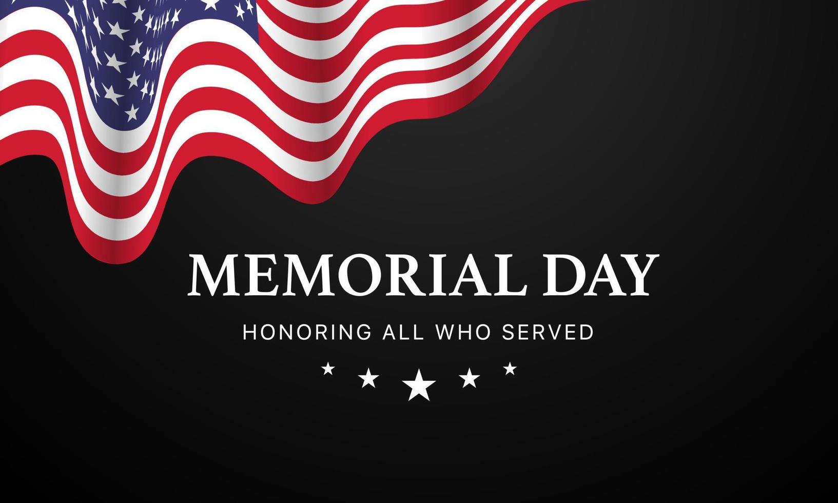 memorial day remember and honor background,united states flag, with respect honor and gratitude posters, modern design vector illustration