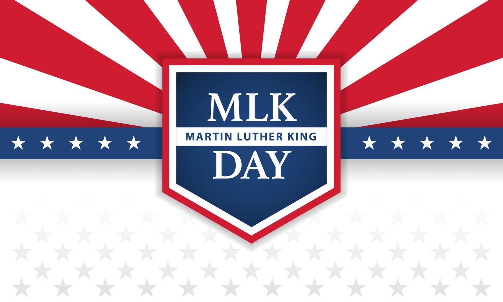 martin luther king day banner layout design, vector illustration