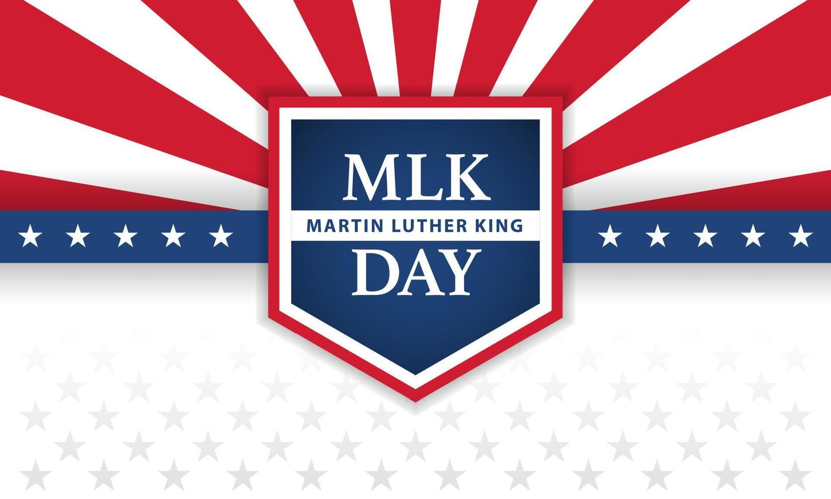 diseño de diseño de banner del día de martin luther king, ilustración vectorial vector