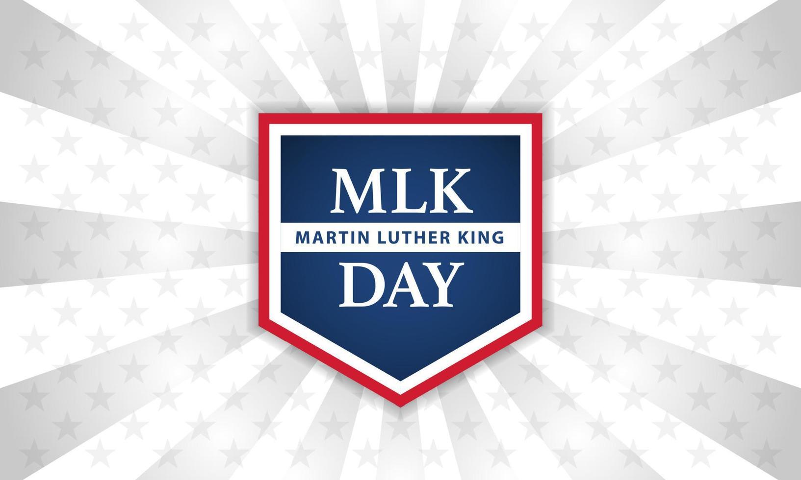 martin luther king day banner layout design, vector illustration