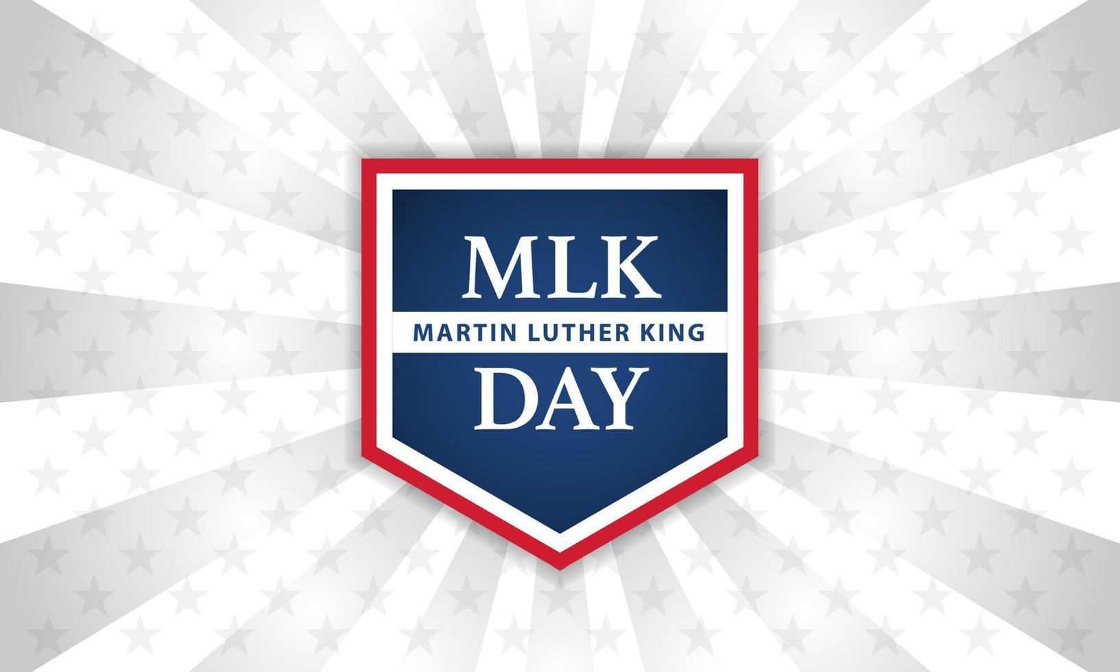 martin luther king day banner layout design, vector illustration