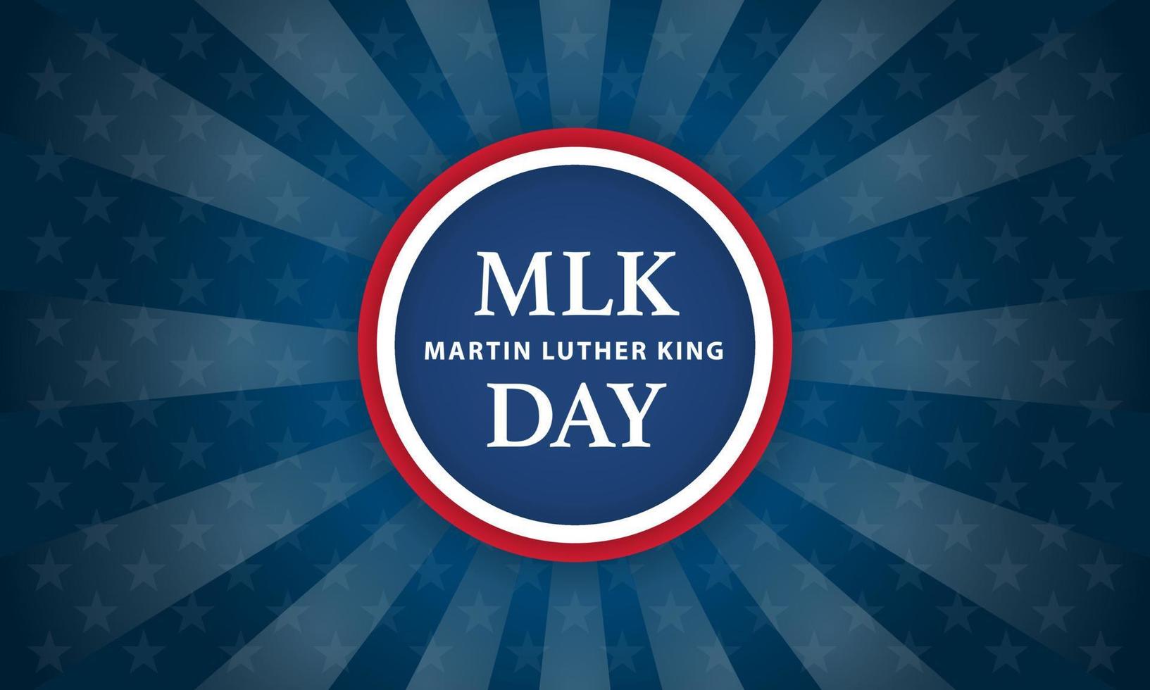 martin luther king day banner layout design, vector illustration