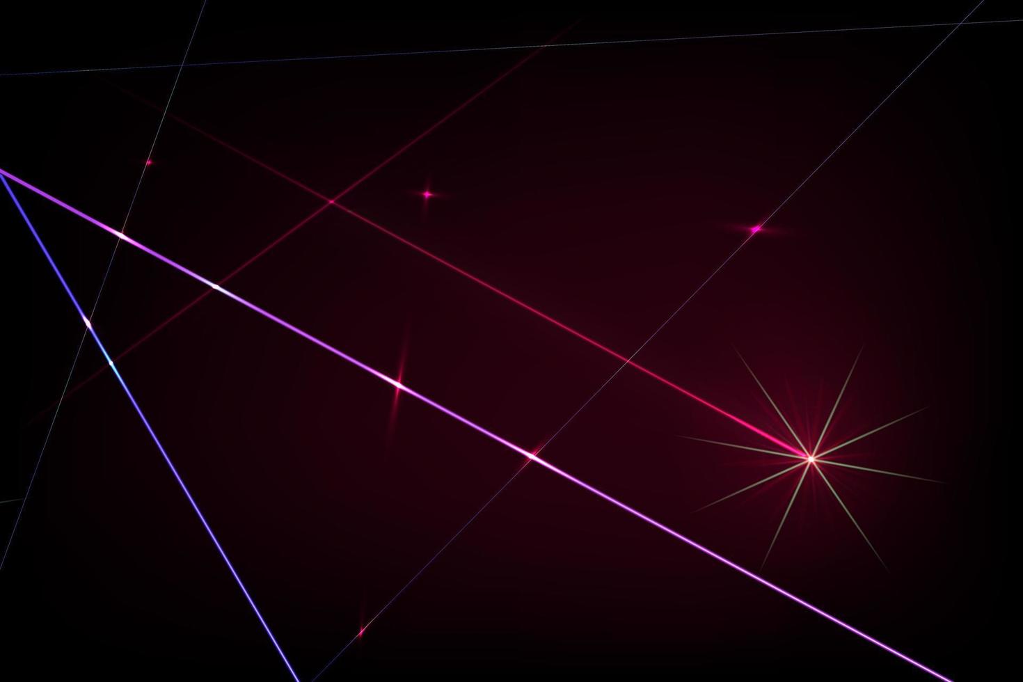 Intersecting glowing laser  security  beams on a dark background.Art design shine light ray.Laser field. vector