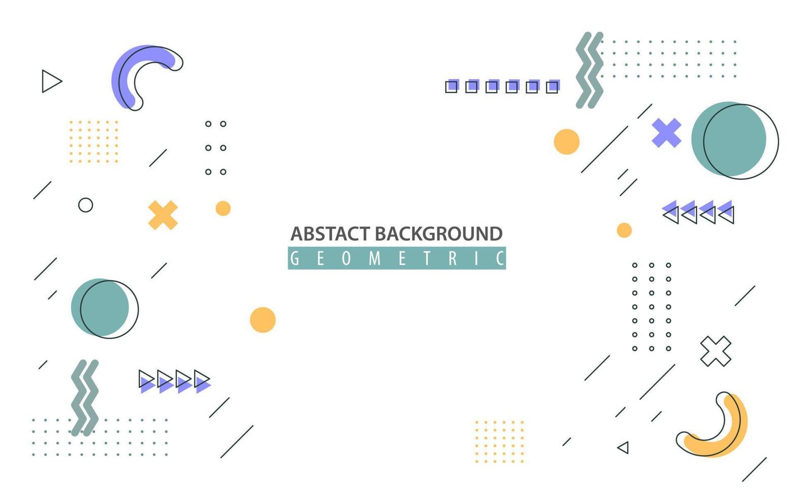 fondo geométrico abstracto, con colores simples y súper brillantes, ilustración vectorial eps 10 vector