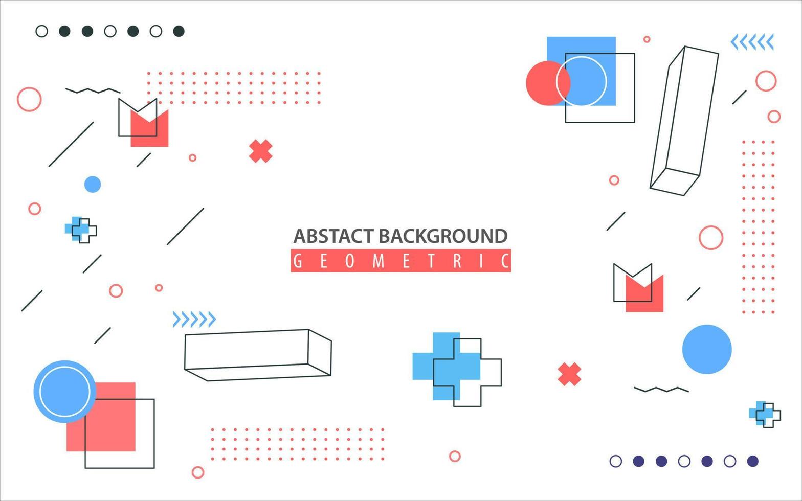 abstract geometric background, with simple and super bright colors, vector illustration eps 10