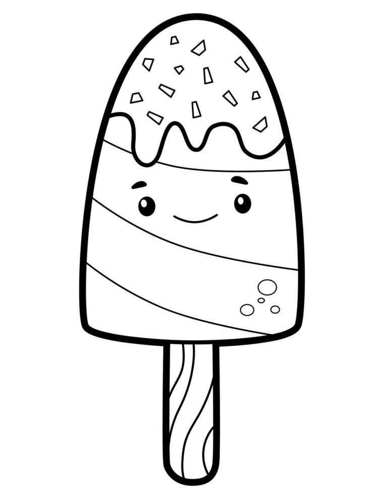 Coloring book or page vector