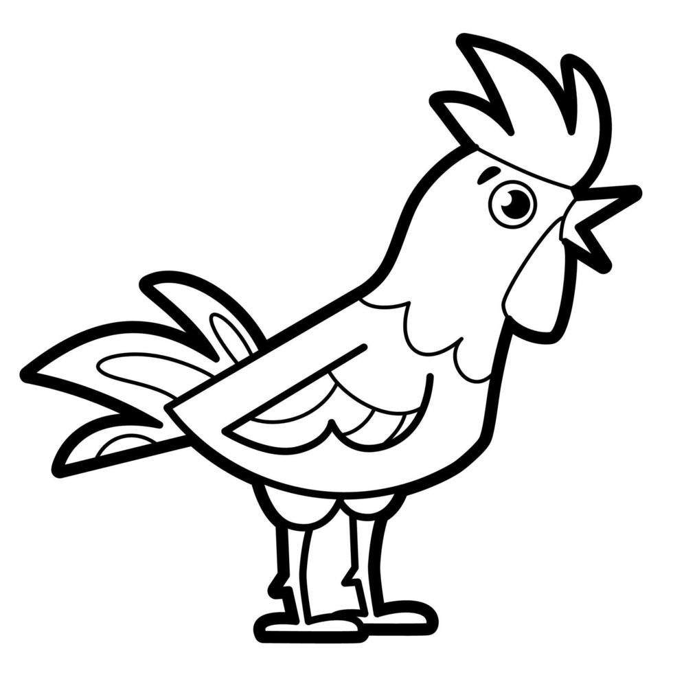 Coloring book or page vector