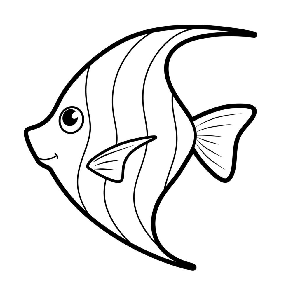 Coloring book or page vector