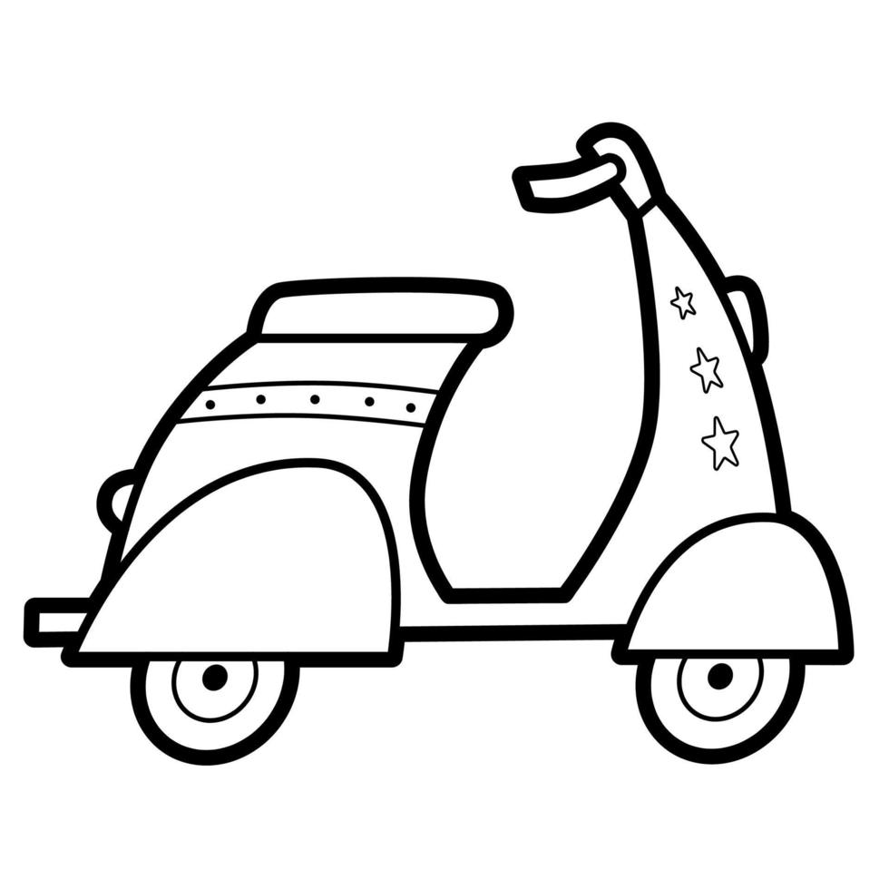 Coloring book or page vector