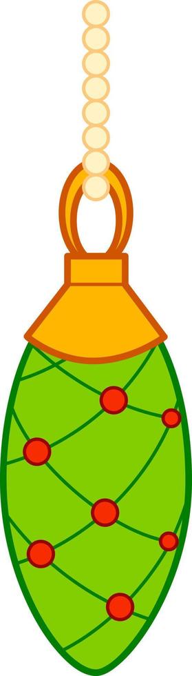 imágenes prediseñadas de dibujos animados de navidad. vector de imágenes prediseñadas de bola de navidad