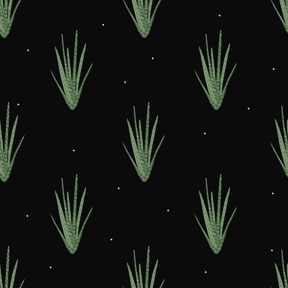 Vector flat hand drawn seamless pattern