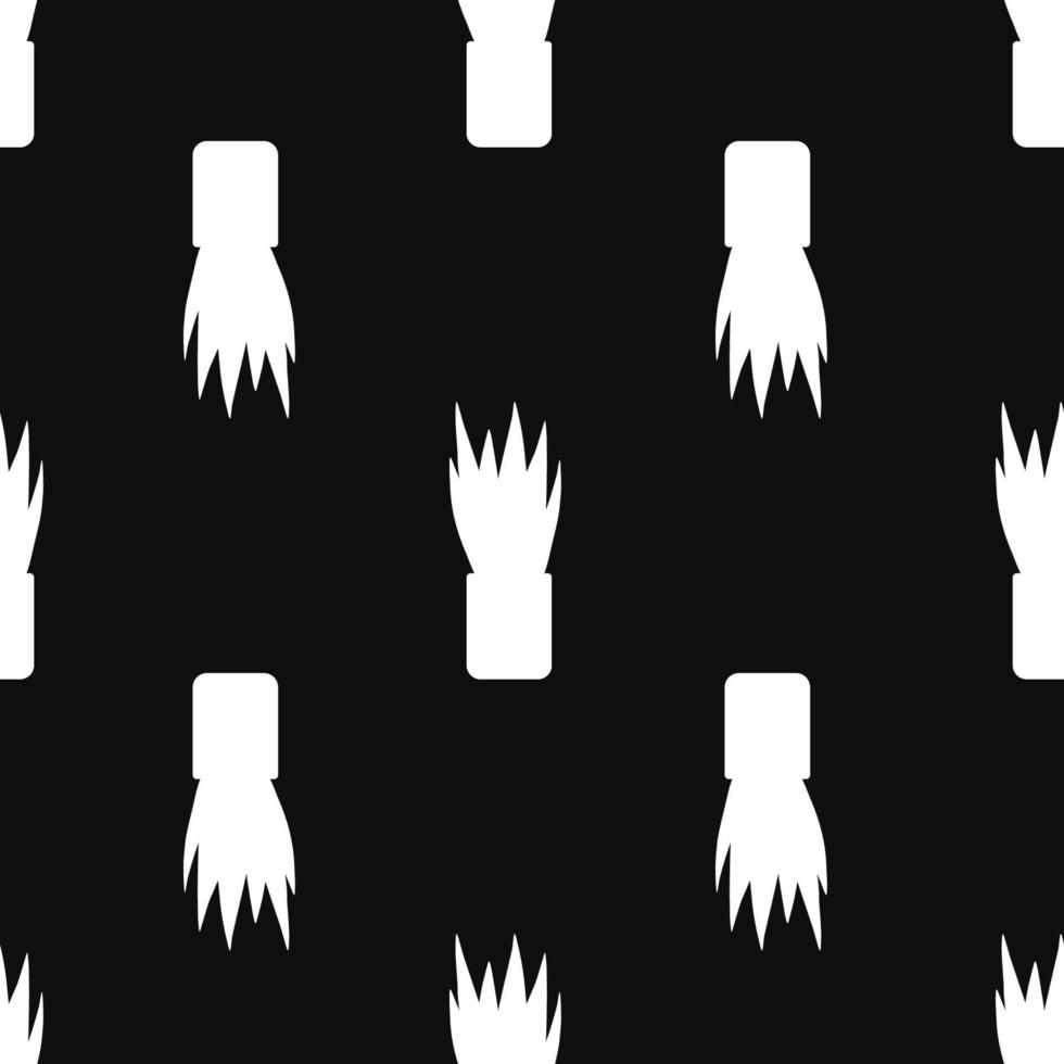 Vector flat hand drawn seamless pattern