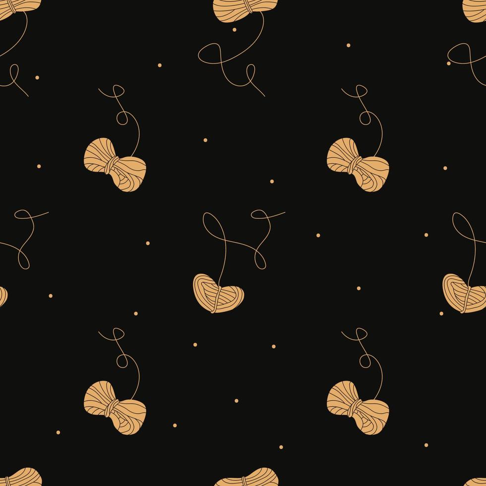 Vector flat hand drawn seamless pattern
