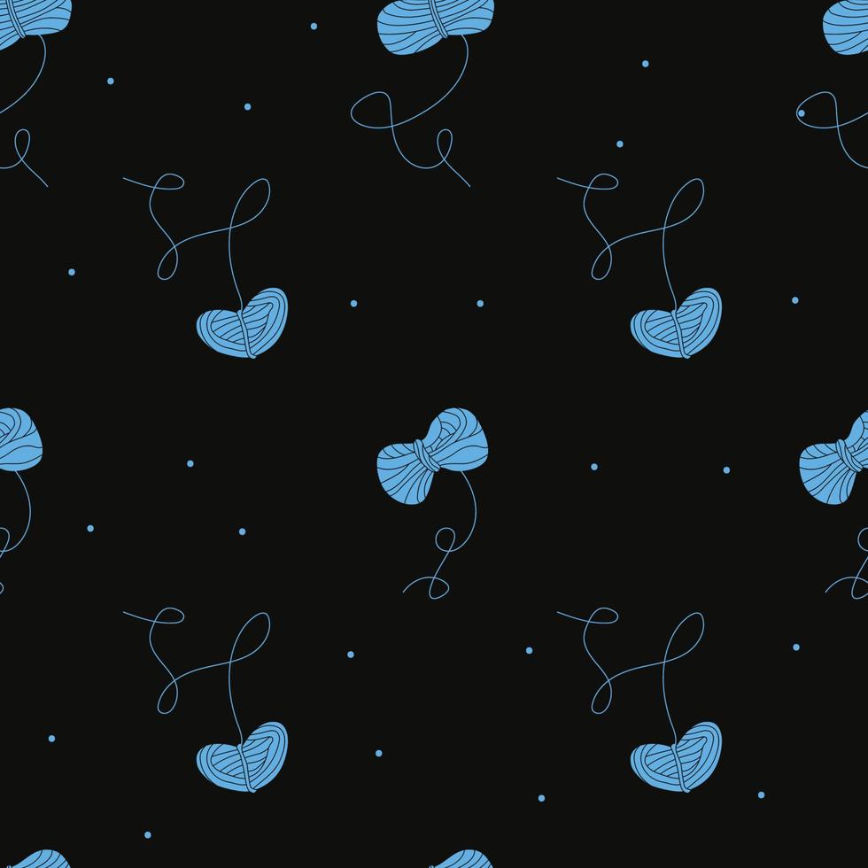 Vector flat hand drawn seamless pattern