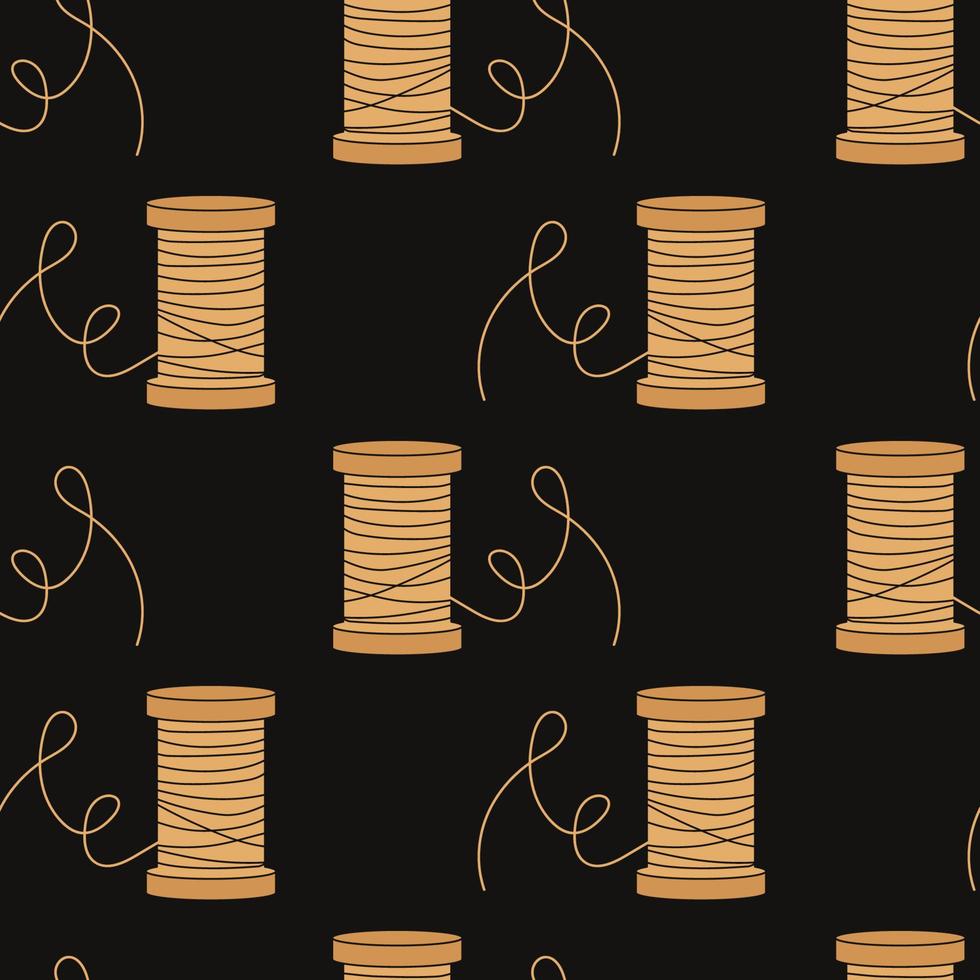 Vector flat hand drawn seamless pattern