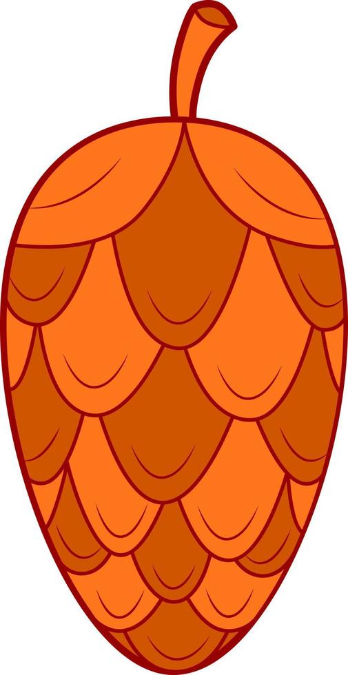 Christmas cartoons clip art. Cone vector illustration