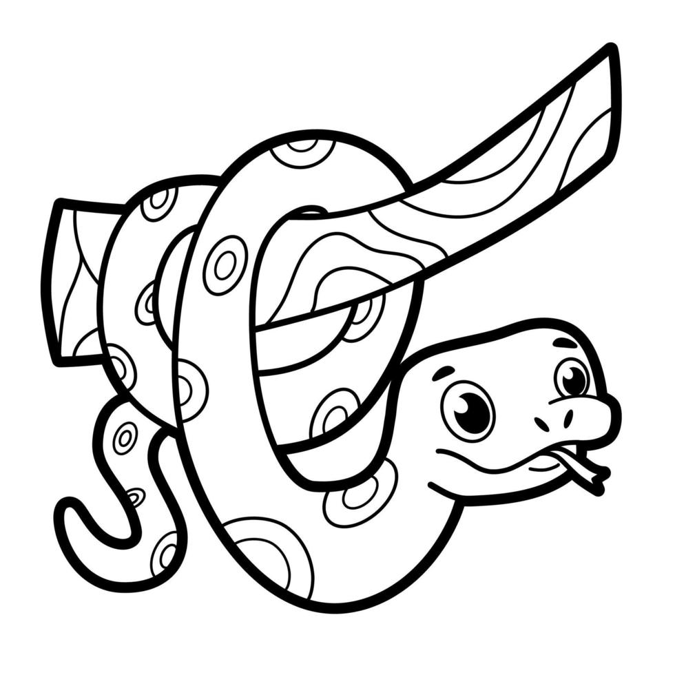 Coloring book or page vector