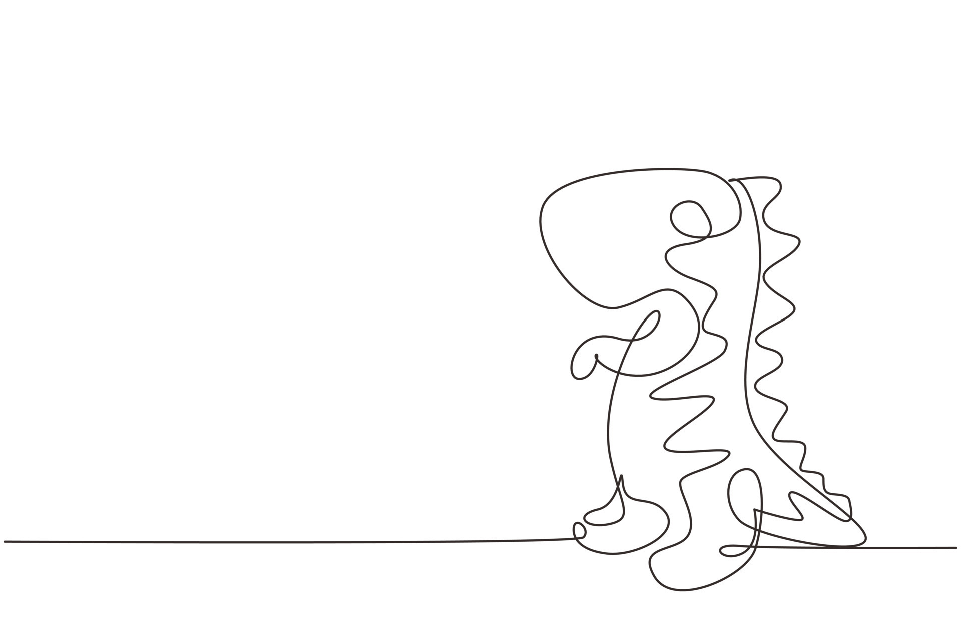 Single one line drawing toy dinosaur, soft fluffy toy. Cute dinosaur plush toy. Stuffed toy baby dinosaur. Series of children's toys. Modern continuous line draw design graphic vector illustration 8721789 Vector Art Single one line drawing toy dinosaur, soft fluffy toy. Cute dinosaur plush toy. Stuffed toy baby dinosaur. Series of children's toys. Modern continuous line draw design graphic vector illustration 8721789 Vector Art