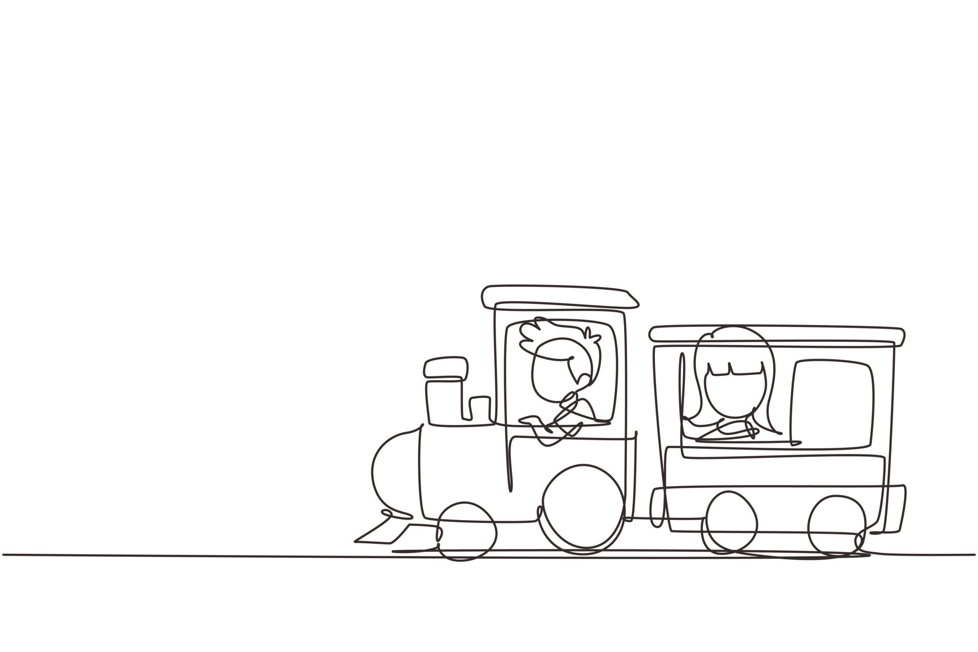 Toy train best sale sketch