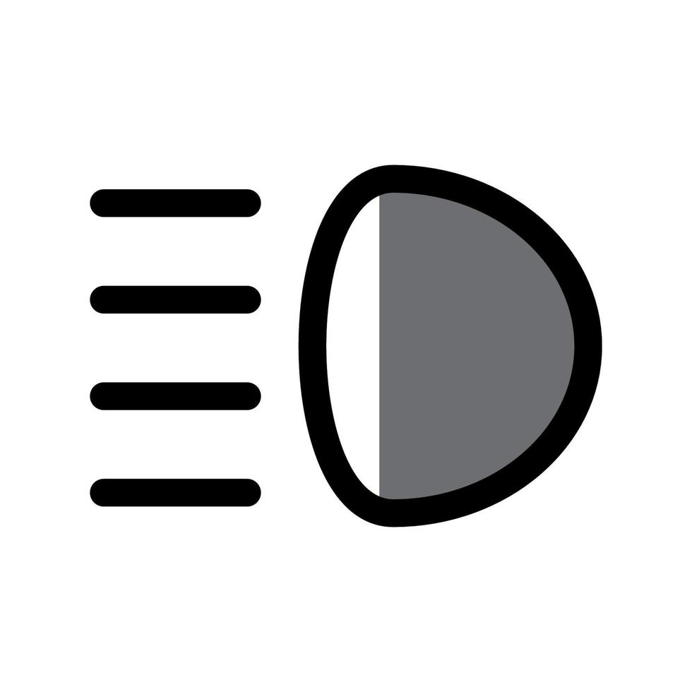 Illustration Vector Graphic of Fog Lamp icon