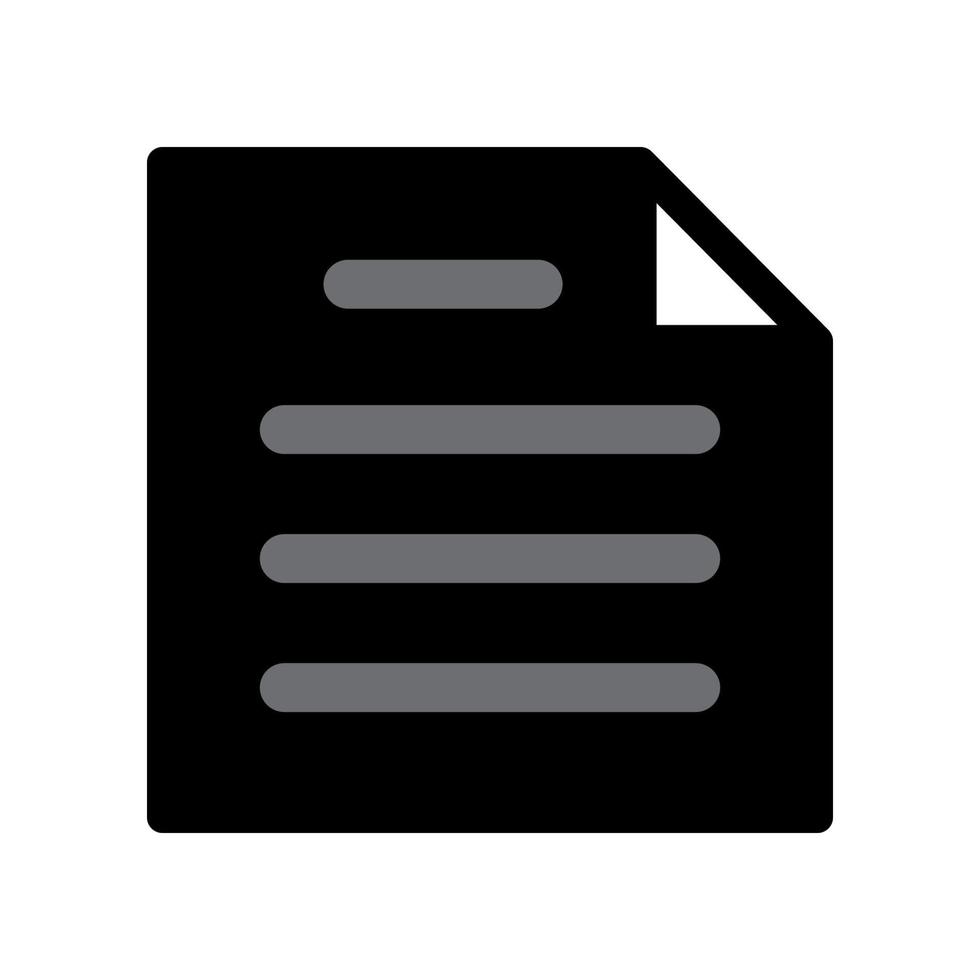 Illustration Vector Graphic of Document icon