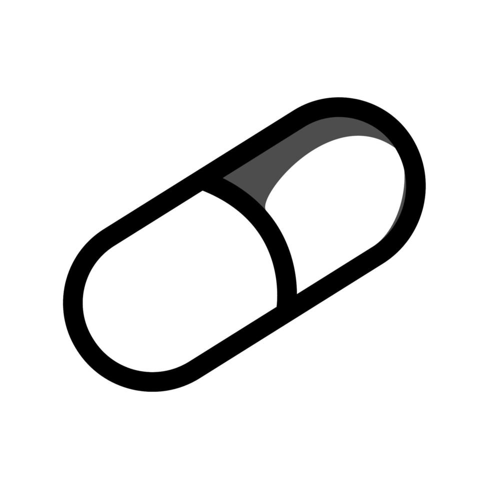 Illustration Vector Graphic of Capsule icon