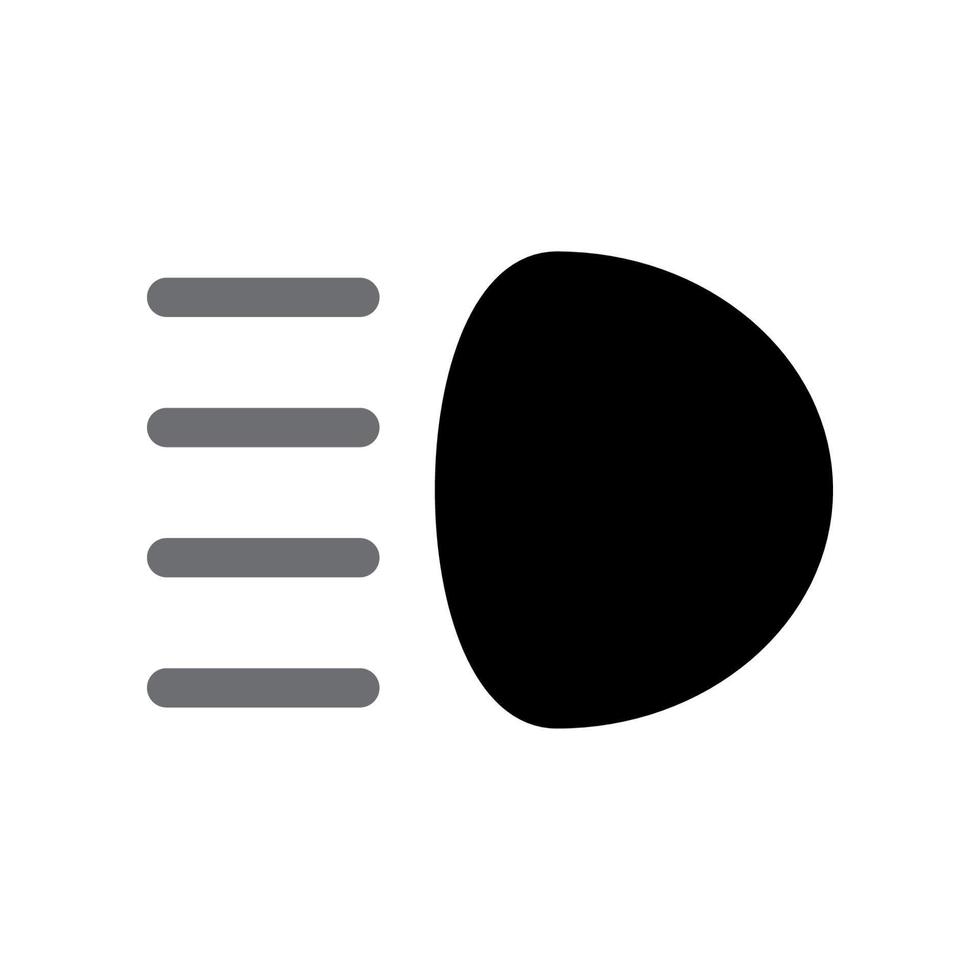 Illustration Vector Graphic of Fog Lamp icon