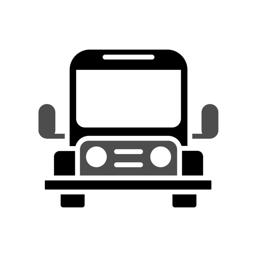 ilustración vectorial gráfico del icono del autobús vector
