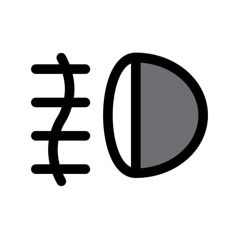Illustration Vector Graphic of Fog Lamp icon