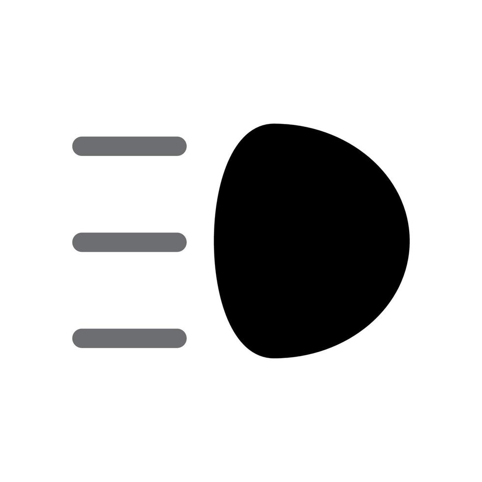 Illustration Vector Graphic of Fog Lamp icon