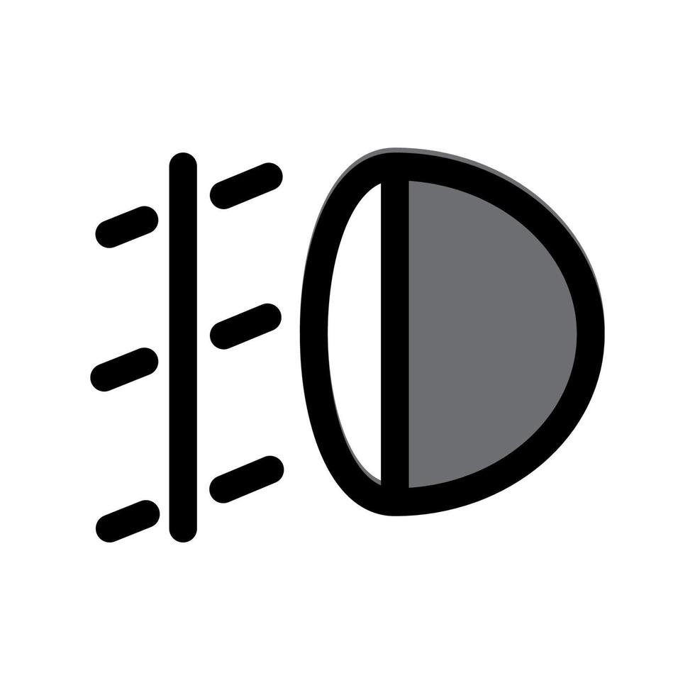 Illustration Vector Graphic of Fog Lamp icon