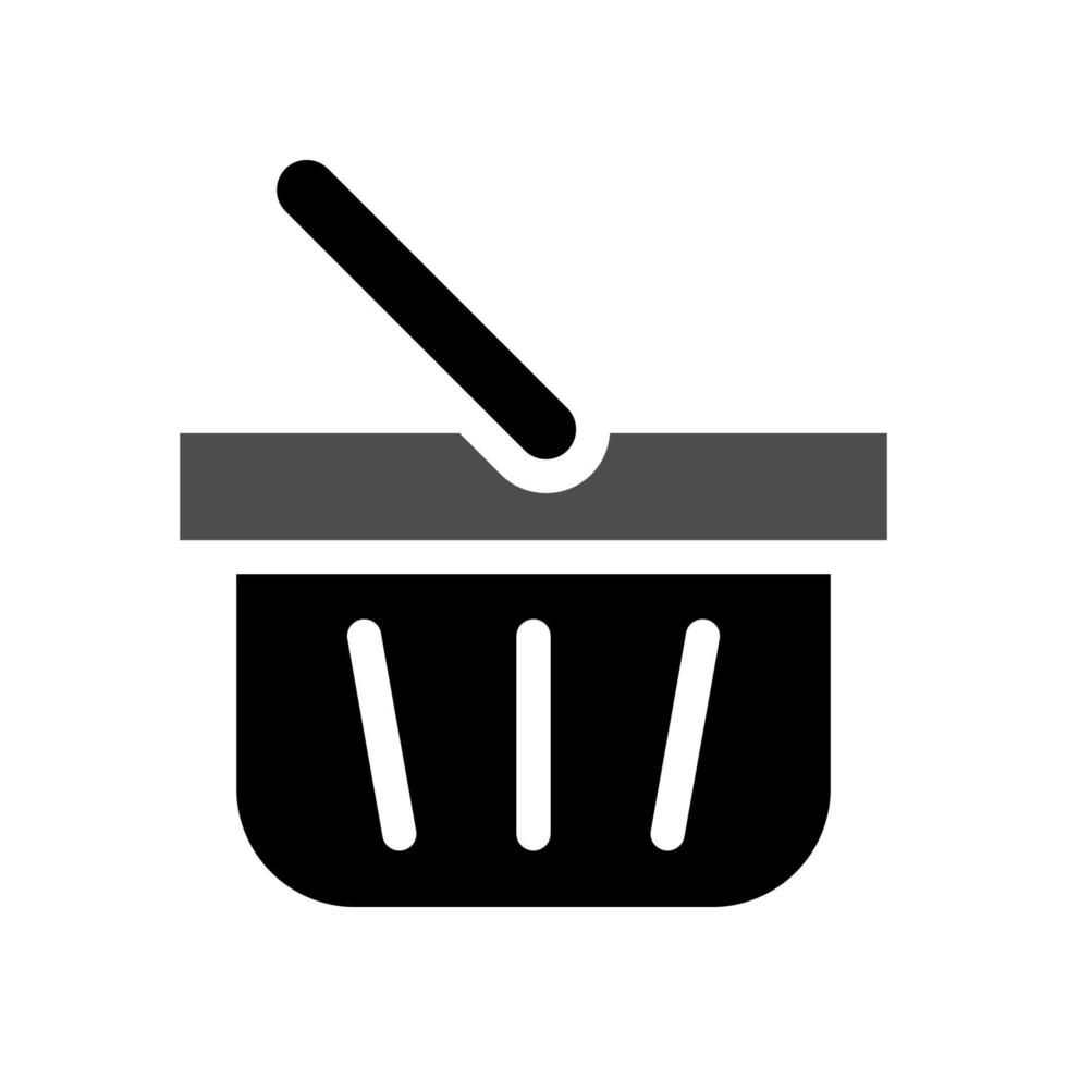 Illustration Vector graphic of shopping basket icon