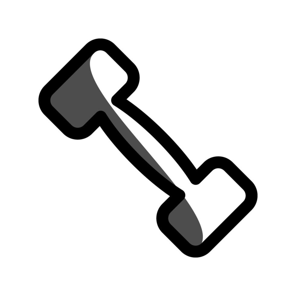 Illustration Vector Graphic of Dumbbell icon