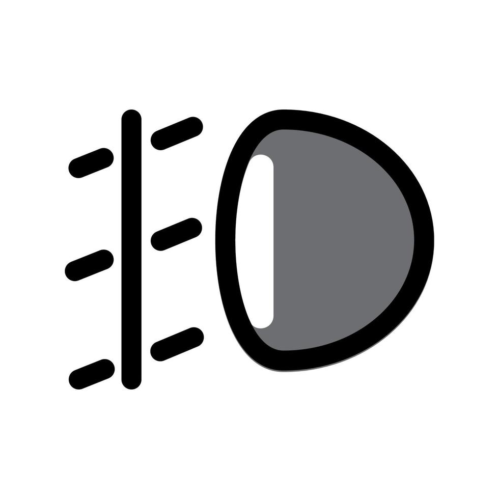 Illustration Vector Graphic of Fog Lamp icon