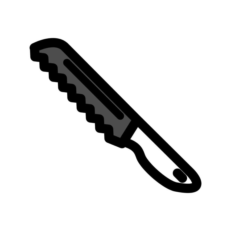 ilustración vectorial gráfico del icono de cuchillo vector