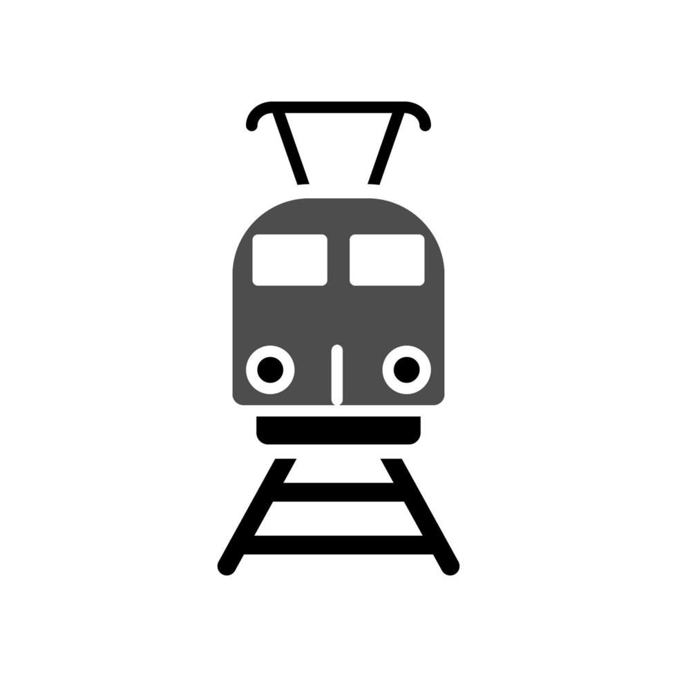 ilustración vectorial gráfico del icono del tren vector