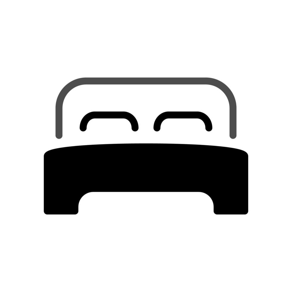 Illustration Vector Graphic of Bed icon