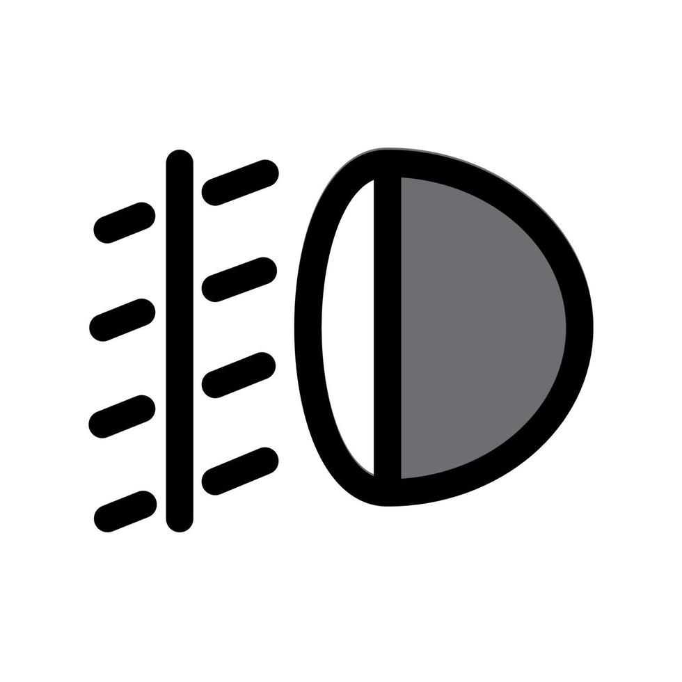 Illustration Vector Graphic of Fog Lamp icon