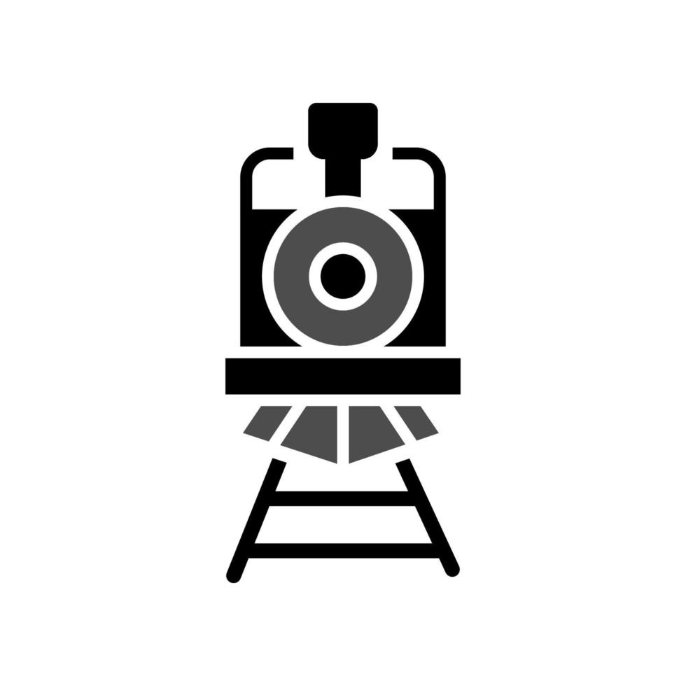 ilustración vectorial gráfico del icono del tren vector