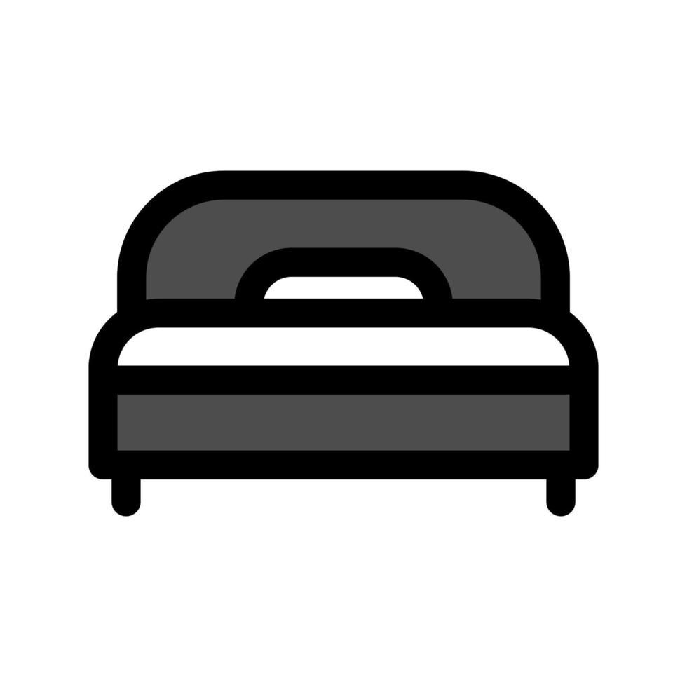 ilustración vectorial gráfico del icono de la cama vector