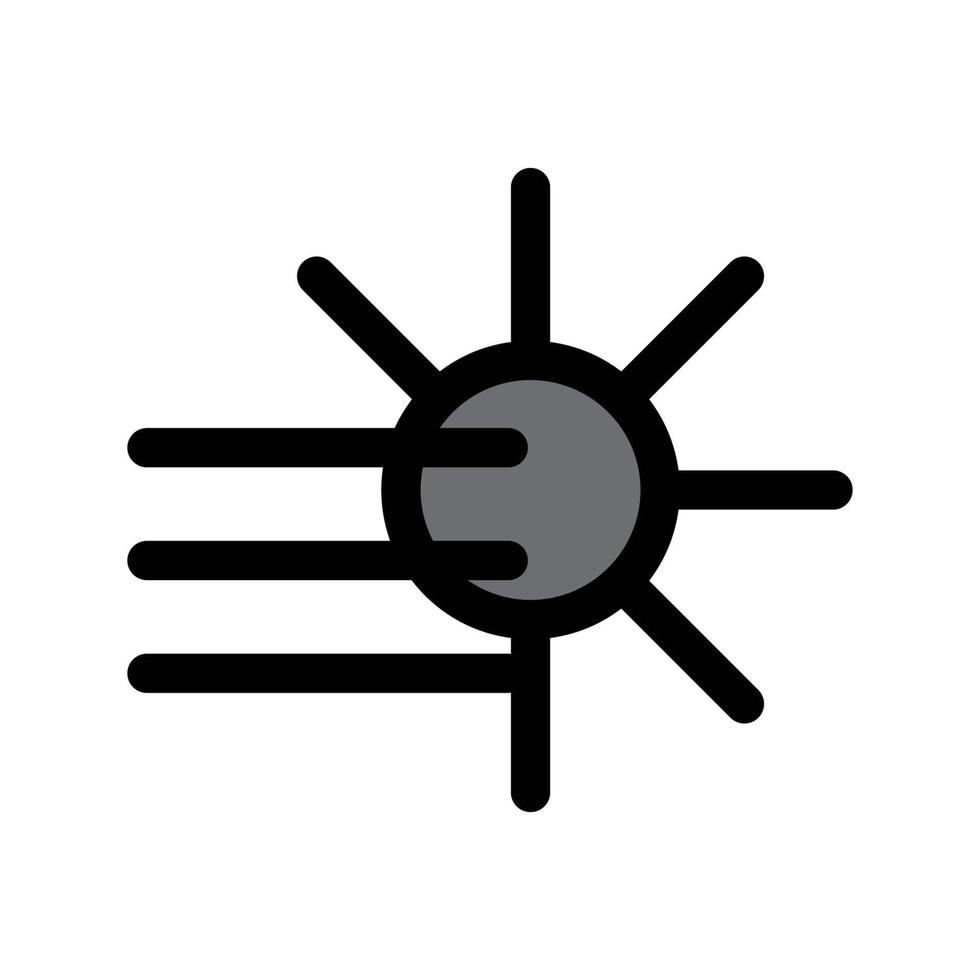 Illustration Vector Graphic of Fog Day icon