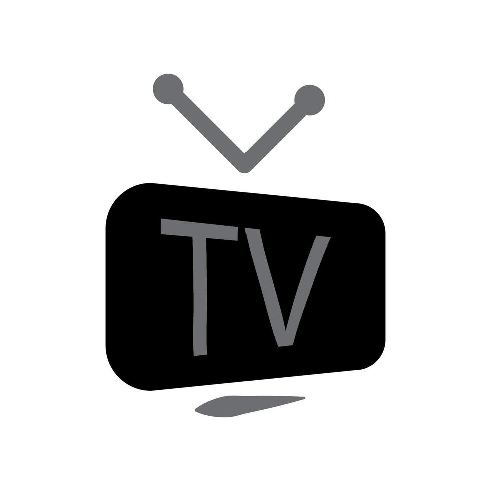 ilustración vectorial gráfico del icono de la televisión vector