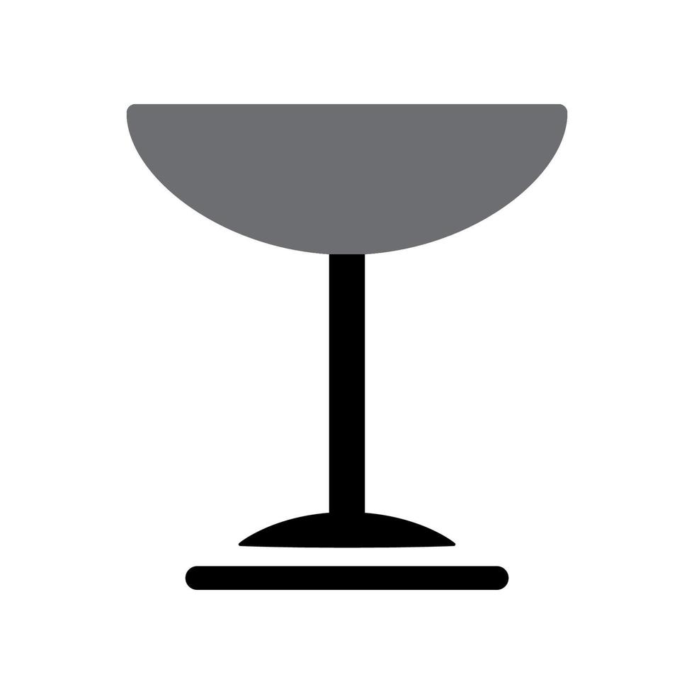 ilustración vectorial gráfico del icono de la copa de vino vector