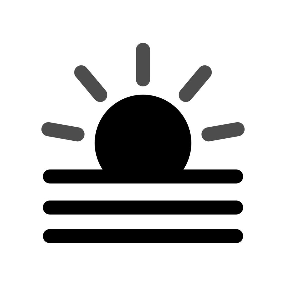 Illustration Vector Graphic of Sunrise icon