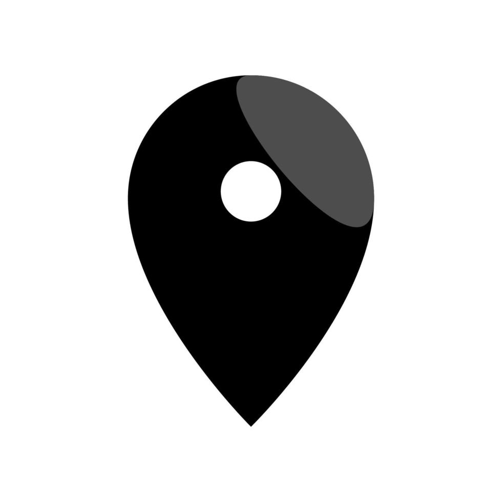 ilustración vectorial gráfico del icono de ubicación del pin vector